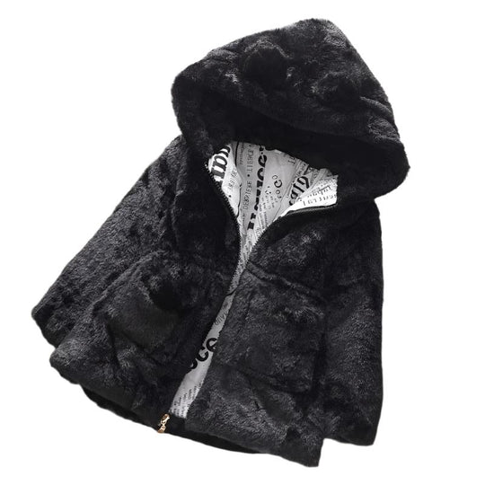 Fleece vinterjakke til børn