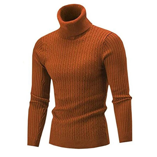Smal rullekravesweater til mænd