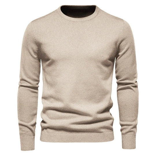 Tyk slim fit sweater til mænd