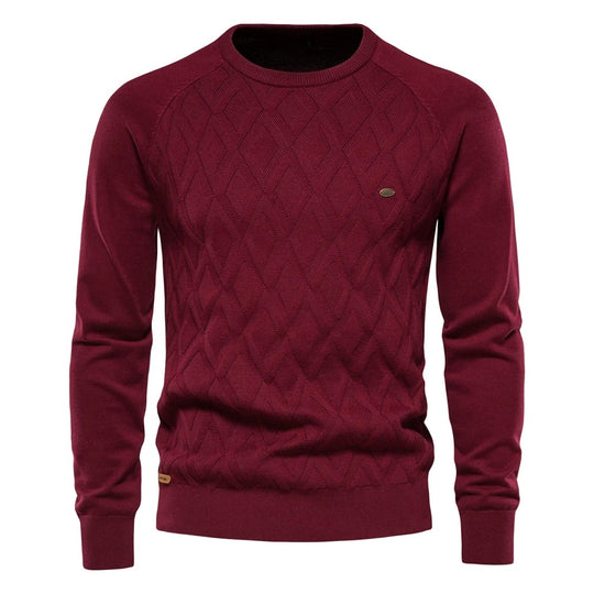 Casual strikket sweater til mænd