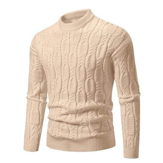 Blød strikket afslappet sweater til mænd