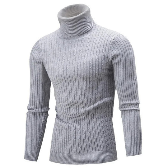 Smal rullekravesweater til mænd