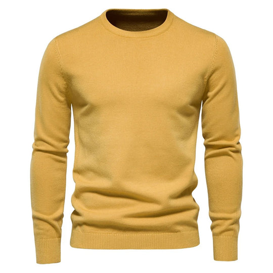 Tyk slim fit sweater til mænd