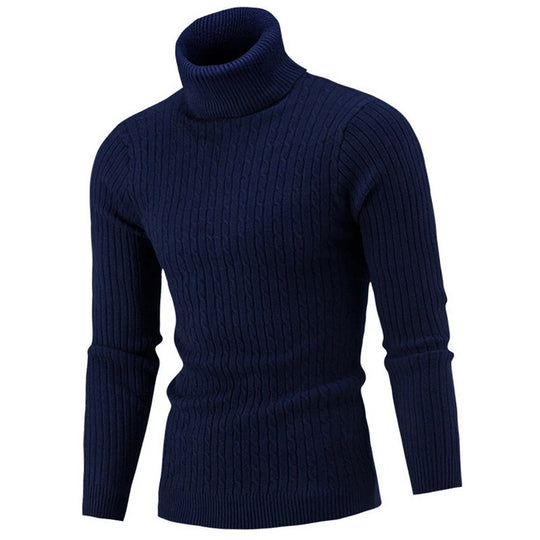 Smal rullekravesweater til mænd