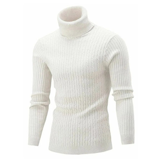Smal rullekravesweater til mænd
