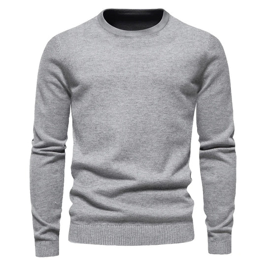 Tyk slim fit sweater til mænd