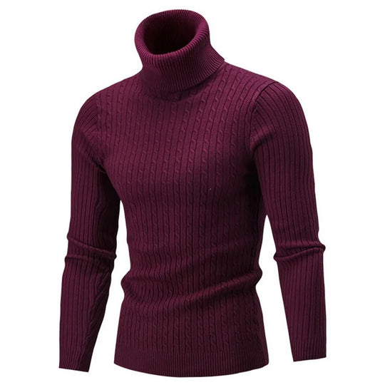 Smal rullekravesweater til mænd